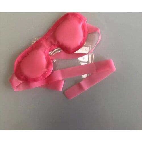 Latex Mask padded blindfold cosplay eye Mask Halloween hood adjustable face mask latex fetish Rubber hood sexy party mask