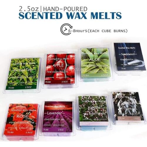 2.5oz Plant Natural Scented Soy Wax Pure Wax Melts For Candles Making Aromatherapy Home Essential Oil Fragrance Soy Wax Cubes