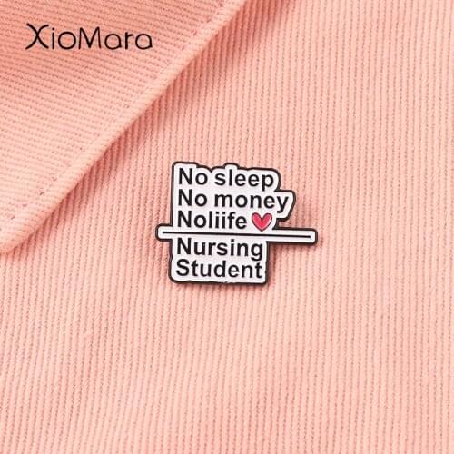 Creative Geometry Letters Warning signs Alloy Enamel Brooch White Bag Pins Womens Jewelry Accessories Gifts
