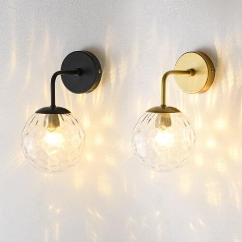 Nordice crystal wall lights crystal lampes suspendues bedroom light iron living room corridor monkey lamp bedroom lamp