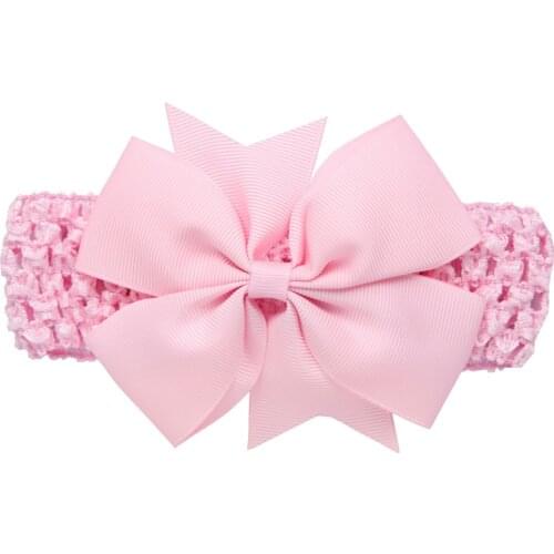 2021 New Baby Girl Headband Infant Newborn Toddler Girls Wave Headbands Bowknot Hair Accessories For Girls Infant Hair Band