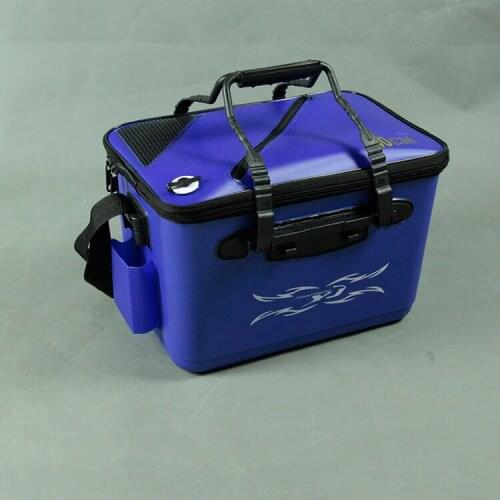 New fishing bucket eva live fish bucket one-piece thickened fishing box outdoor fishing supplies