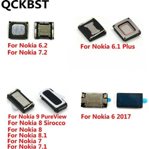 New Built-in Earphone Earpiece Top Ear Speaker For Nokia 9 PureView 8 Sirocco 8.1 7 7.2 7.1 6 2018 2017 6.2 6.1 Plus