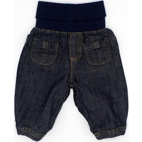 Autumn Baby Jeans Boys Girls Pants Kids Trousers Children Long Pants Fashion Clothing One Size Waist 20cm * 2 Pants Long 37cm