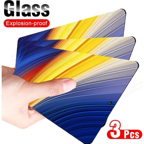 Pocox3pro nfc glass 3pcs for poco x 3 pro protective glass for poko poco x3 pro pocophonex3 little poco x3 x 3pro global version