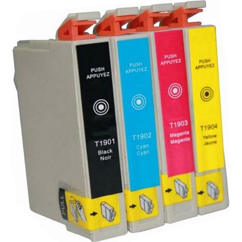 Vilaxh T1901 - T1904 Compatible Ink Cartridge for Epson WF-2538 WF-2528 ME-301 ME-401 Printer