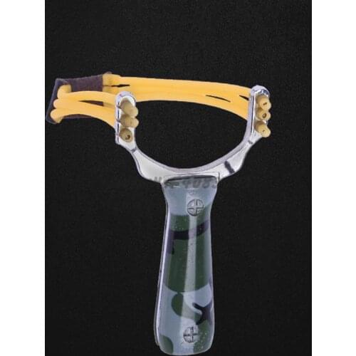 Outdoor Camouflage Hunting Slingshot Velocity Elastic Slingshot Rubber Band For Catapult Hunting Camping Edc Outdoor Tools