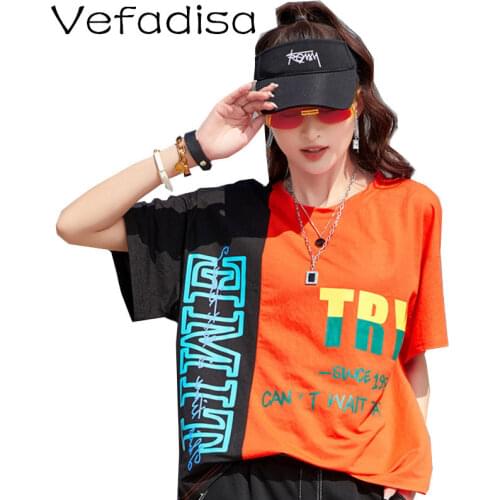 Женские хлопковые футболки Vefadisa China At AliExpress