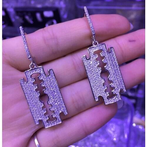 XB145 Luxury Designer Fashion 925 Sterling Silver shinning European style Jewelry leaves shaped wedding party bz