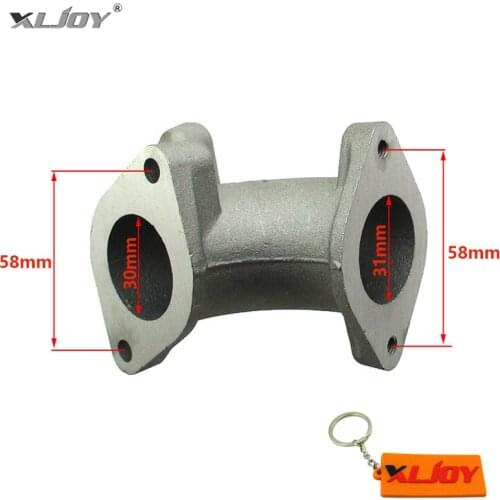 XLJOY Manifold Intake Pipe For Zongshen 2V Z190 190cc Pit Dirt Bike engine code No.: ZS1P62YML-2