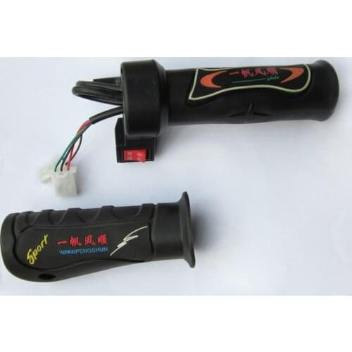 1 Set Accelerator Throttle Speed Handlebar With Reverse Gear Fit Electric Scooter E-bike