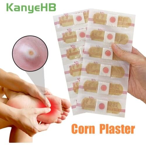 18pcs Foot Care Medical Plaster Foot Corn Removal Calluses Plantar Warts Thorn Plaster Health Care For Relieving Pain Patch A292