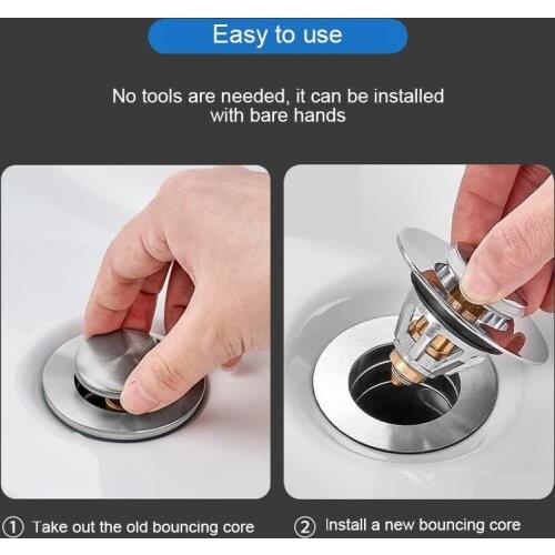 2021 New Universal Basin Pop-up Drain Filter Hair Catcher Bath Stopper Filter Shower Sink Strainer Plug Kitchen Accessories