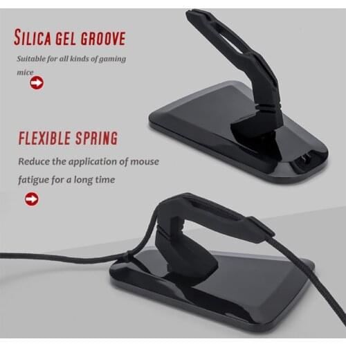 Mouse Bungee Wire Holder Gaming Mouse Cord Clip Management Fixer Holder LX9B