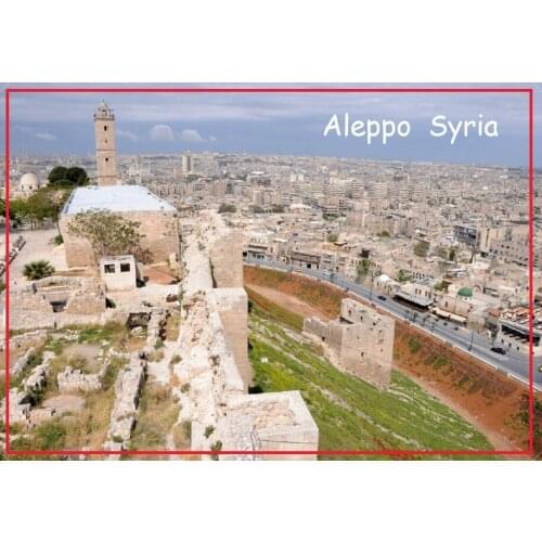 78*54mm Travel Fridge Magnets 21354,Ancient_Aleppo SyriaTourist Magnets;world scenery tourist area