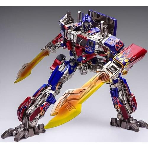 WEIJIANG Granville SS05 Transformation Toys Optimus Black Apple Commander in Chief Deformed Alloy Edition Car Robot Model