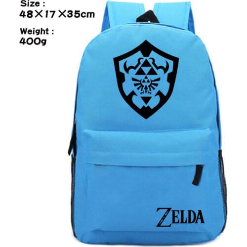 IVYYE Zelda Link Blue Fashion Canvas Backpacks Rucksacks Cartoon School Backpack Casual Bags travel Knapsack Unisex New