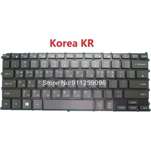 Laptop Keyboard For Samsung NP940X3M 940X3M English US Korea KR BA59-02416A BA59-04216B 9Z.NC4BN.B01 With Backlit