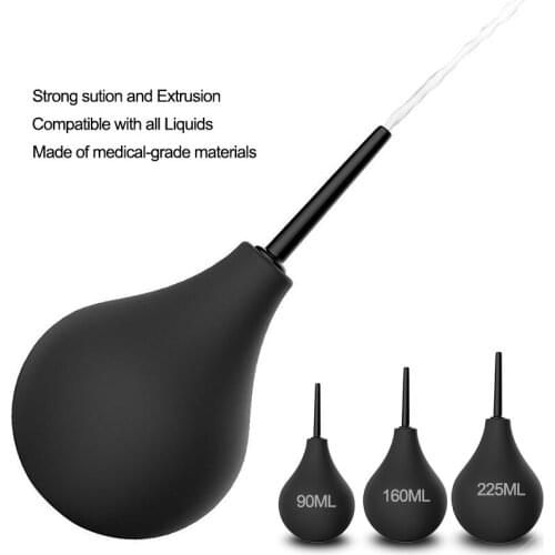 3 Capacity Enema Cleaning Container Vagina Anal Cleaner Douche Enema Cleaning Bulb Health Hygiene Tool for Women Men for Adult