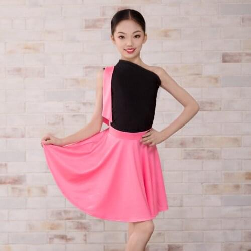 2020 Summer New Latin Practice Clothes Children Performance Wear Girls Latin Dance Dress Latin Competition Dance Dress DQS4793