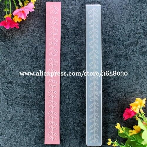 Leaves Plastic Embossing Folder For Scrapbook DIY Album Card Tool Plastic Template 21.8x2.8cm 8101435