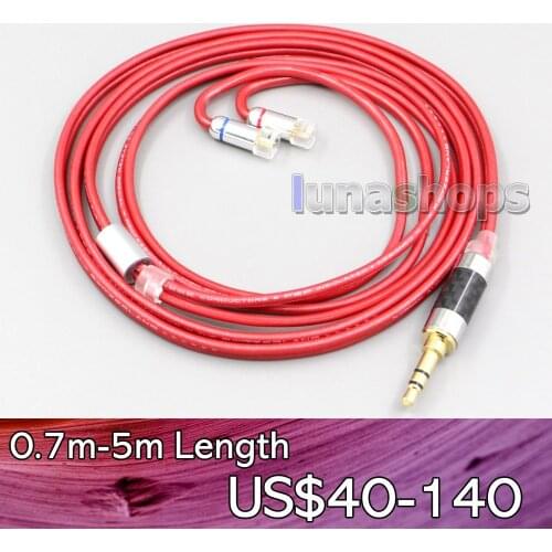 LN006679 4.4mm XLR 2.5mm 3.5mm 99% Pure PCOCC Earphone Cable For Sennheiser IE8 IE8i IE80 IE80s Metal Pin