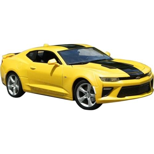Diecast Alloy 1:18 Scale 2016 Chevrolet Camaro Car Model Metal Toy Vehicle for Collection Souvenir Collectible Display Gift Show