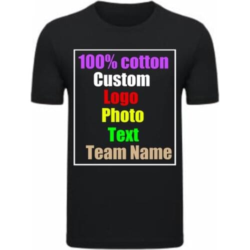 2020 Your own logo design / custom image brand men and women Diy t-shirt cotton short-sleeved casual t shirt top clothes tshirt