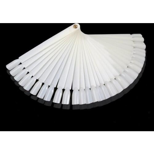 50Pcs Detachable False Nail Tips Display Board Acrylic Polish Color Card Nail Stand Holder Template Nails Color Display Stand