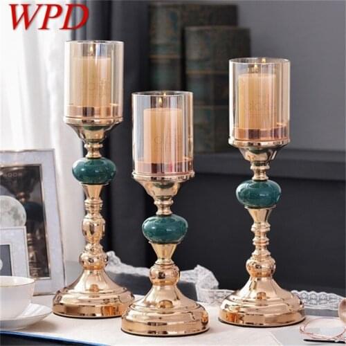 WPD Candle Table Light Modern Retro Decoration Luxury Lamp For Home Dinning Room