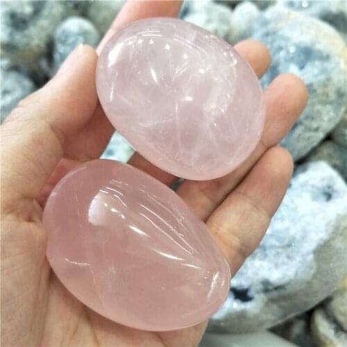 Natural ROSE quartz crystal PINK CRYSTAL SPECIMEN PALM STONE FOR CRYSTAL HEALING halloween DECORATION