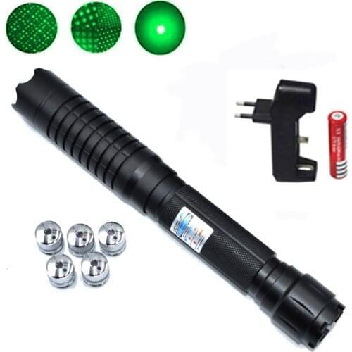 Hunting High Power G009 Green Lasers Adjustable Focus Burning 532nm 500 to 10000 meters Lazer range Flashlight Strong Light
