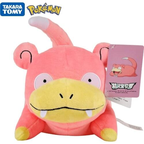 Original 32cm Pokemon Slowpoke plush toy cute cartoon Pikachu Snorlax Piplup plush doll doll pillow rag doll child birthday gif