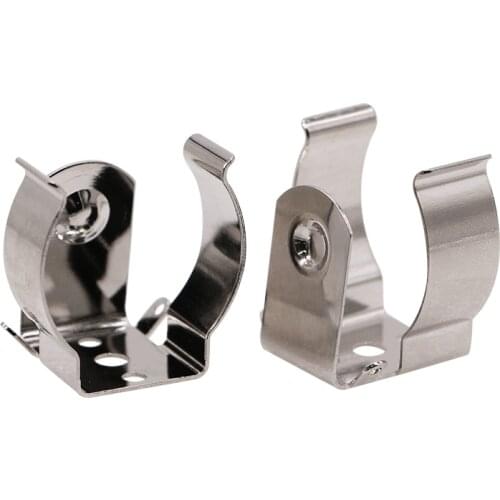 Poding 86 Spring Steel with Nickel Plated C Cell Battery Clip 26500 Battery Holder Clip