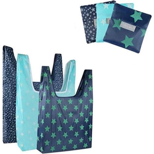 Portable Folding Oxford Waterproof Shopping Bag Home Large Capacity Square Bag Portable Storage Bag