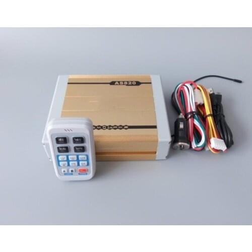 Higher star AS820 200W car alarm warning siren amplifier MP3 function with wireless Remote(not include speaker)