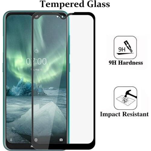 Anti-Burst Glass For Nokia 7.2 6.2 4.2 3.2 2.2 Tempered Glass For Nokia 6 5 3 8 X3 X5 3.1 Plus Screen Protector Full Cover Film