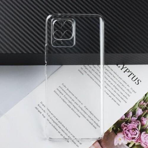 For Oppo Realme 8 / 8 Pro 6.4" Glossy Snap Phone Case Crystal Invisible Hard PC Full Cover Clear Camera Protect Back Shell