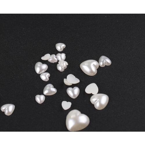 Diy Flat bottom peach heart patch mobile phone nail patch