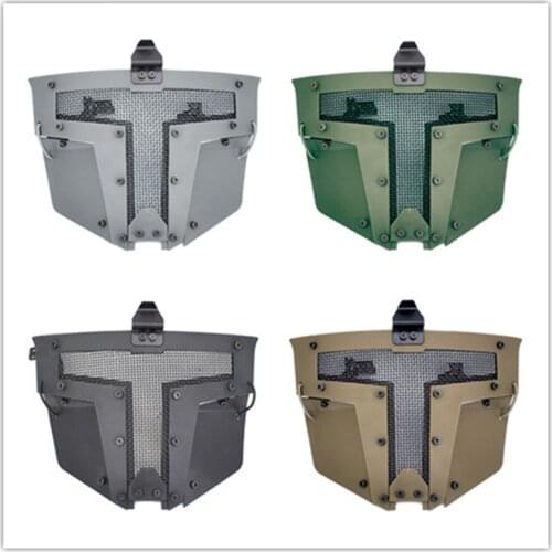 Tactical Face Steel Mask Full Face Military Army Survival Shooting Hunting Protection CS War Game Mesh Shield Gear Combat Mask