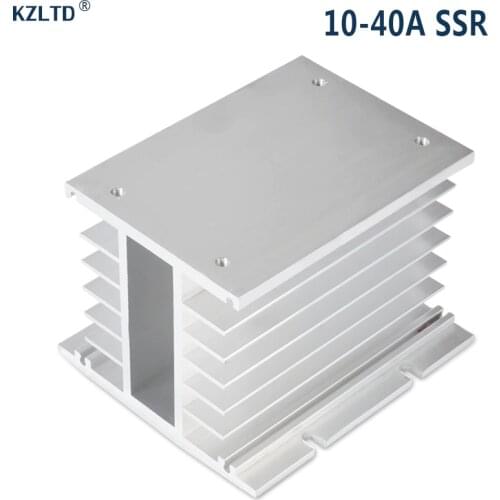 Solid State Relay SSR Heat Sink Heat Dissipator 80A 100A Three Phase SSR Heatsink Aluminum Alloy SR-H