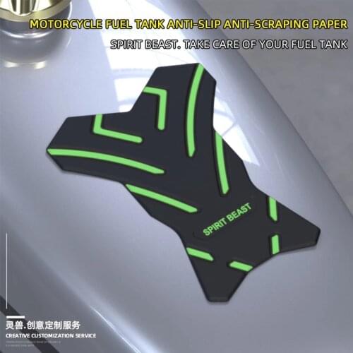 Motorcycle Universal Fuel Oil Tank stickers Protector Sticker Decals Fishbone 3D Tank pad For Suzuki Honda Yamaha Kawasaki BMW