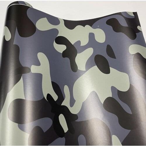 Premium quality Green Black Grey Camouflage Car Wrap Vinyl With Air Bubble Free Camo Wrapping Sticker Film Color Change Sticker