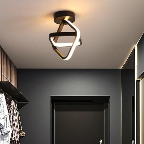 Iron LED Ceiling light Warm/Cold/Nature Lighting Surface Mounted AC 85-265V Modern Lamp For Home Lighting LED Ceiling Lamp