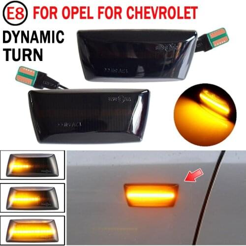 2pcs LED Side Marker Lights Turn Signal Light Side Repeater Lamp 12V Panel Lamp Blinker For Opel Meriva B MK2 2010-2017