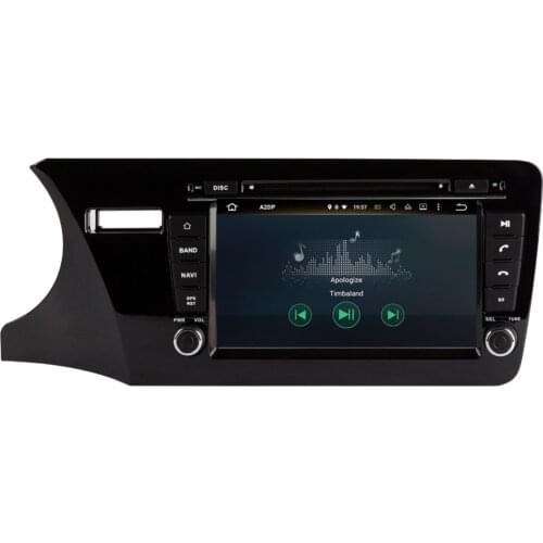 4GB RAM Android 8.0 Octa Core Car Radio Stereo For Honda City Left Hand Driving 2014- WIFI DVD Multimedia Player GPS Navigation