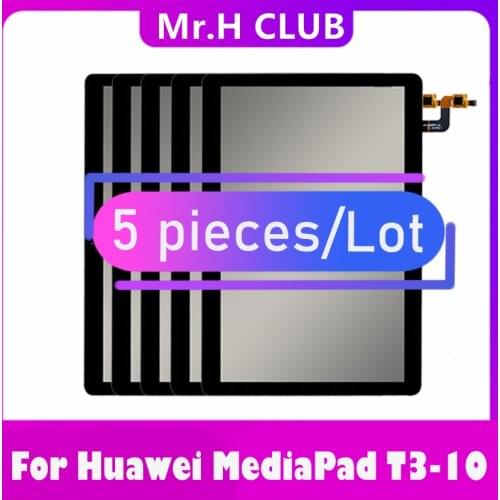 5 Pieces 9.6" Touch For Huawei MediaPad T3 10 T3-10 AGS-L03 AGS-L09 AGS-W09 T3 Touch Screen Front Glass Digitizer Free Shipping