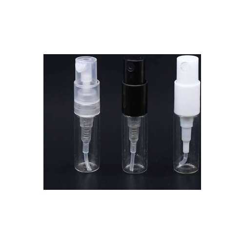 50pcs/lot 2ml 3ml Travel Clear Mini Glass Spray Perfume Bottle 2cc 3cc Small Sample Parfum Atomizer Fragrance Container Jars