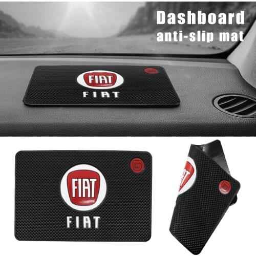 Car Interior Sticker Anti Slip Mat Dashboard Pad Car Styling Accessories for FIAT Panda Bravo Punto Linea Croma 500 595 Ducato