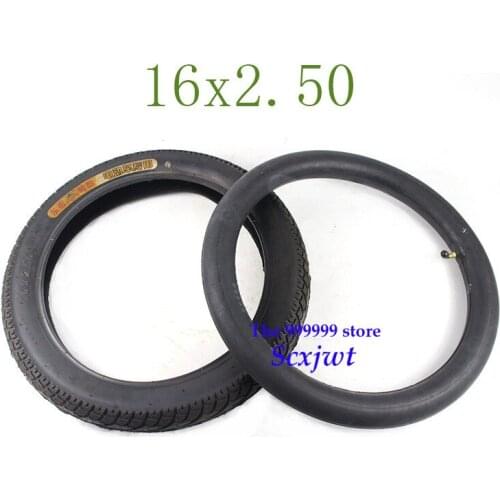 Free Shipping Good Reoutation 16x2.50 64-305 Tire and Inner Tube Fit Small BMX ,Scooters and Electric Bikes Kids Bikes
